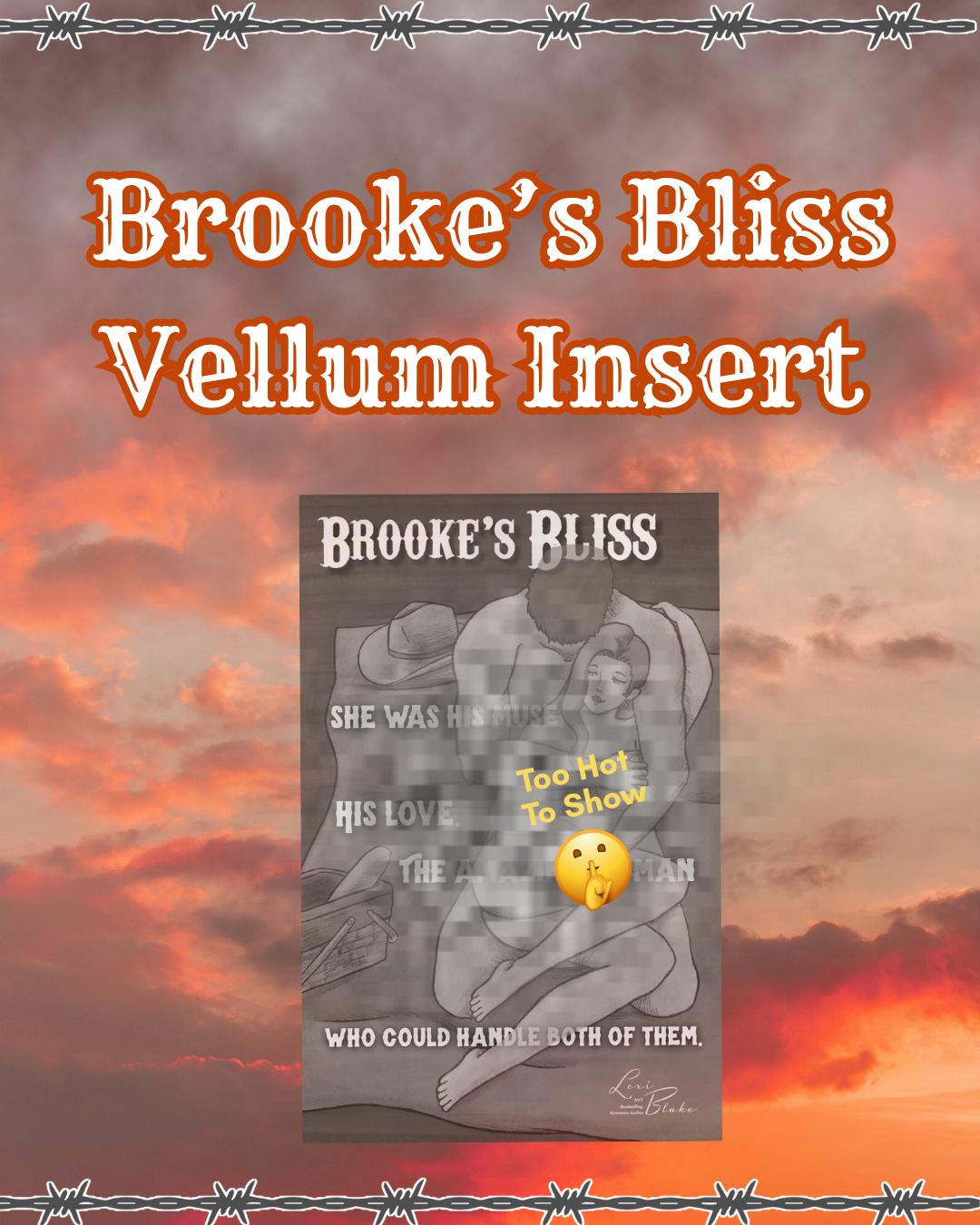 Brooke's Bliss Vellum Insert