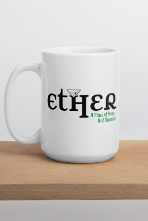 Ether White Glossy Mug