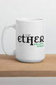 Ether White Glossy Mug